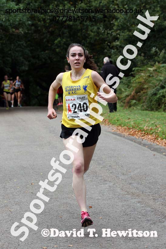 Womens under-17s ERRA Road Relays, Sutton Coldifield, Birmingham. Photo: David T. Hewitson/Sports for All Pics